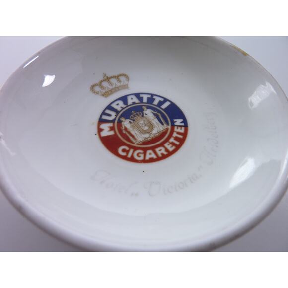 Vintage Hotel Victoria Heidelberg Small Dish Germany Muratti Cigaretten Souvenir - Picture 2 of 3